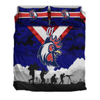 custom-personalised-sydney-roosters-anzac-2022-bedding-set-simple-style-blue