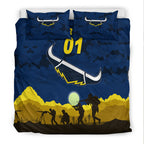 custom-personalised-north-queensland-cowboys-anzac-2022-bedding-set-simple-style-blue