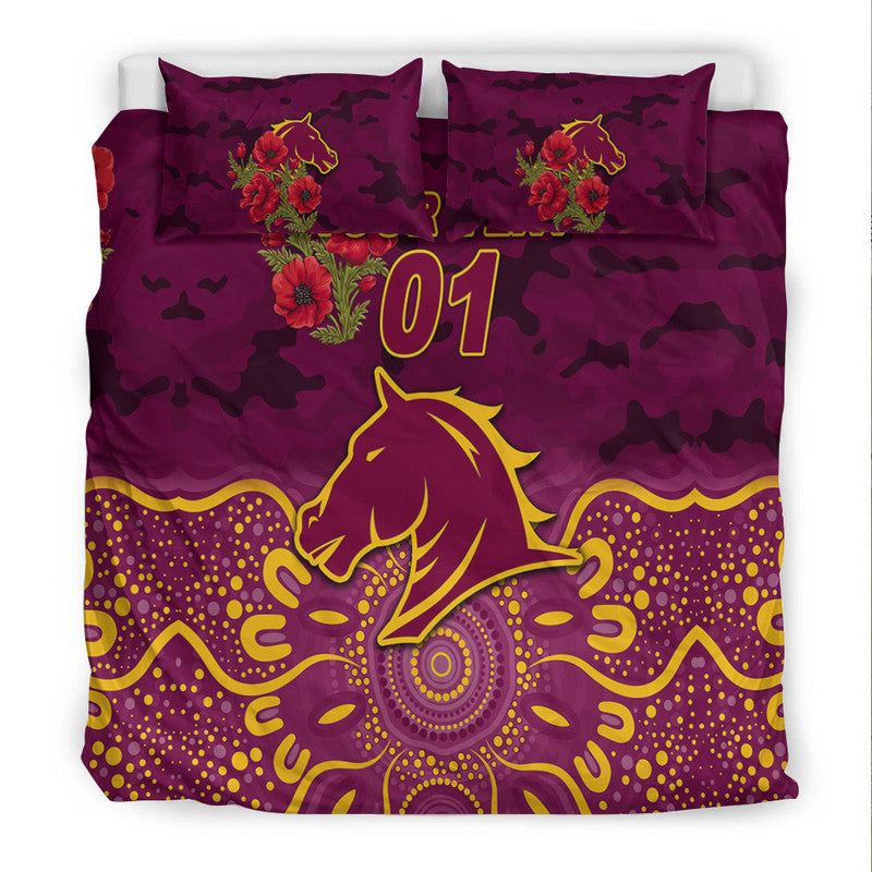 custom-personalised-brisbane-broncos-anzac-2022-bedding-set-indigenous-vibes