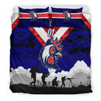 custom-personalised-sydney-roosters-anzac-2022-bedding-set-simple-style-blue
