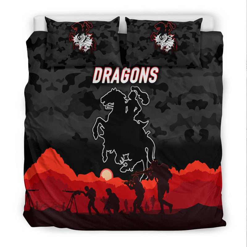 st-george-illawarra-dragons-anzac-2022-bedding-set-simple-style-black