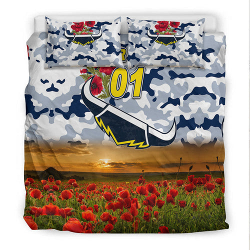 custom-personalised-north-queensland-cowboys-anzac-2022-bedding-set-poppy-flowers-vibes-white