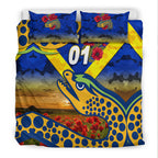 custom-personalised-parramatta-eels-anzac-2022-bedding-set-poppy-flowers-vibes-blue
