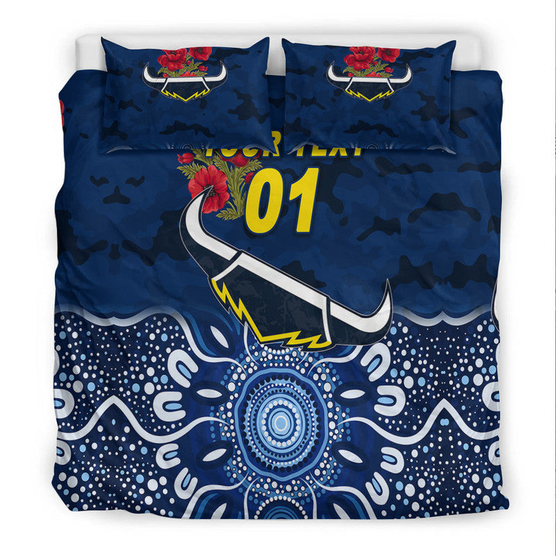 custom-personalised-north-queensland-cowboys-anzac-2022-bedding-set-indigenous-vibes-blue