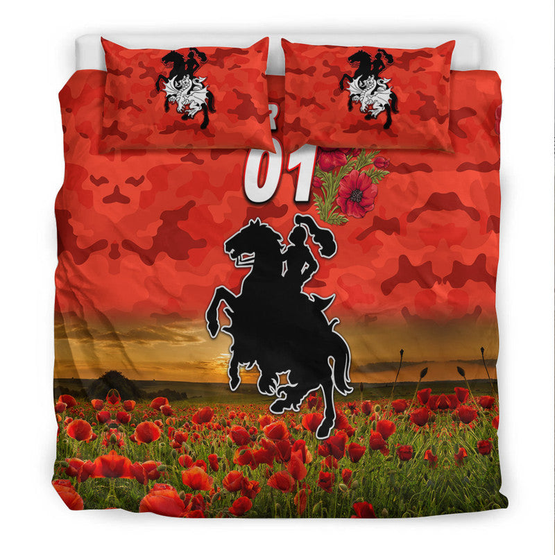 custom-personalised-st-george-illawarra-dragons-anzac-2022-bedding-set-poppy-flowers-vibes-red
