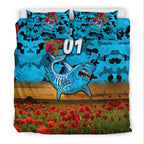custom-personalised-cronulla-sutherland-sharks-anzac-2022-bedding-set-poppy-flowers-vibes