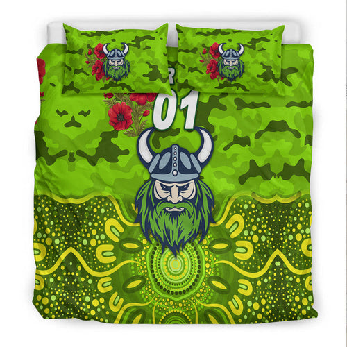 custom-personalised-canberra-raiders-anzac-2022-bedding-set-indigenous-vibes
