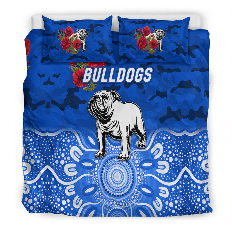 canterbury-bankstown-bulldogs-anzac-2022-bedding-set-indigenous-vibes-blue
