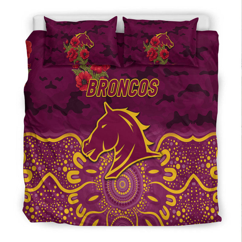 brisbane-broncos-anzac-2022-bedding-set-indigenous-vibes