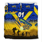 custom-personalised-parramatta-eels-anzac-2022-bedding-set-simple-style-blue