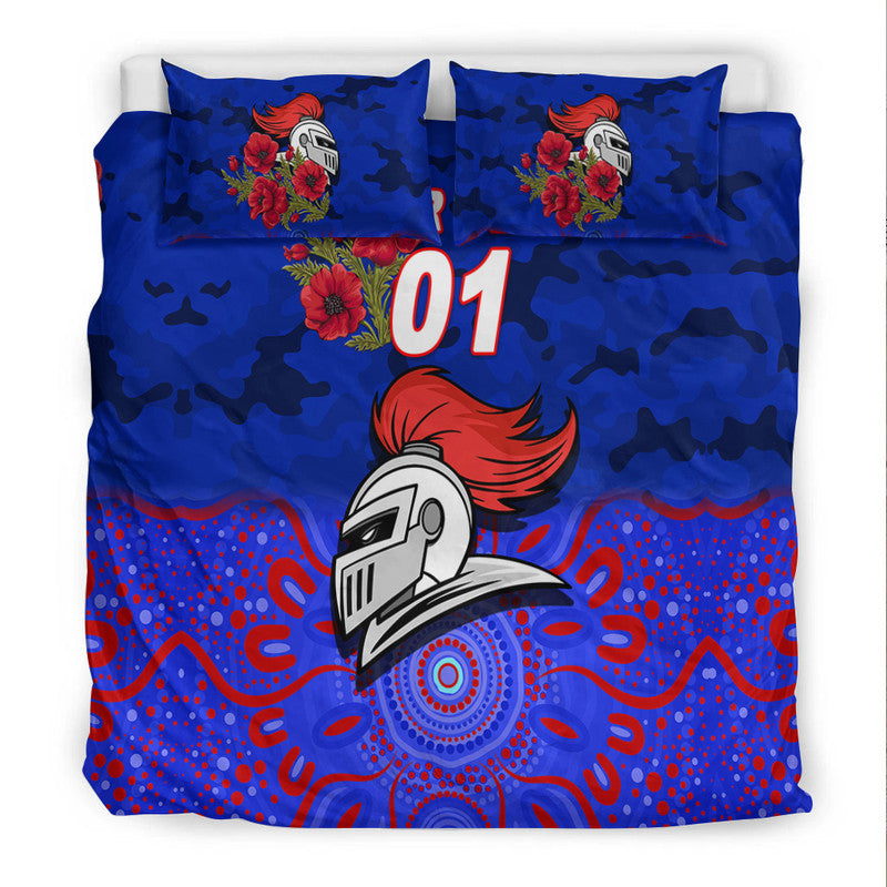 custom-personalised-newcastle-knights-anzac-2022-bedding-set-indigenous-vibes