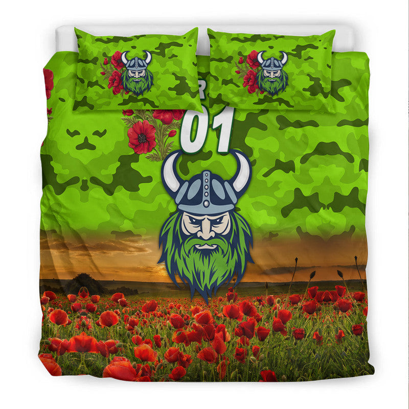 custom-personalised-canberra-raiders-anzac-2022-bedding-set-poppy-flowers-vibes