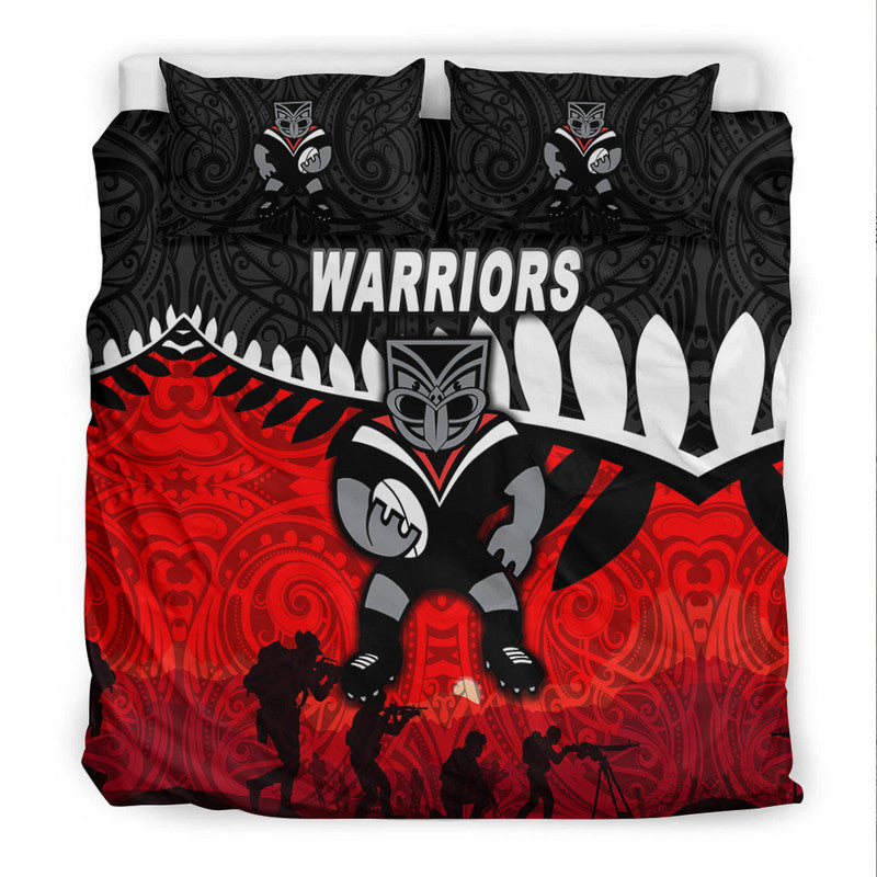 new-zealand-warriors-anzac-2022-bedding-set-maori-simple-style