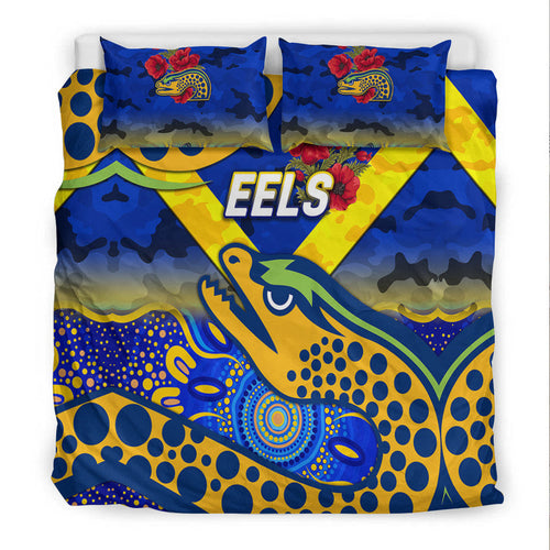 parramatta-eels-anzac-2022-bedding-set-indigenous-vibes-blue