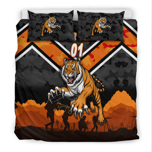 custom-personalised-wests-tigers-anzac-2022-bedding-set-simple-style
