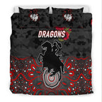 st-george-illawarra-dragons-anzac-2022-bedding-set-indigenous-vibes-black