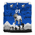 custom-personalised-canterbury-bankstown-bulldogs-anzac-2022-bedding-set-simple-style-blue
