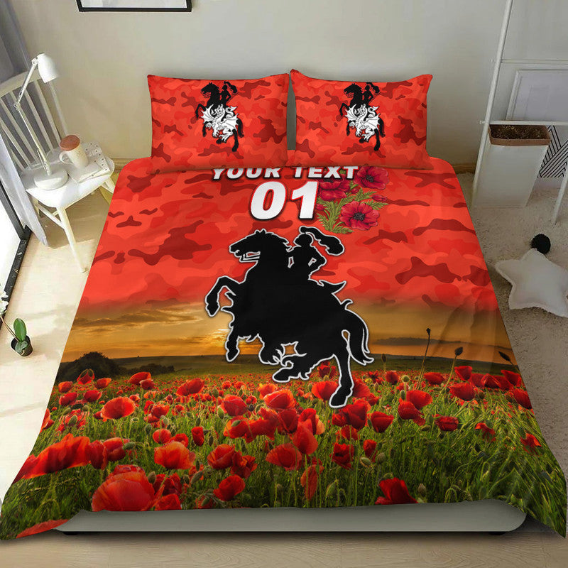 custom-personalised-st-george-illawarra-dragons-anzac-2022-bedding-set-poppy-flowers-vibes-red