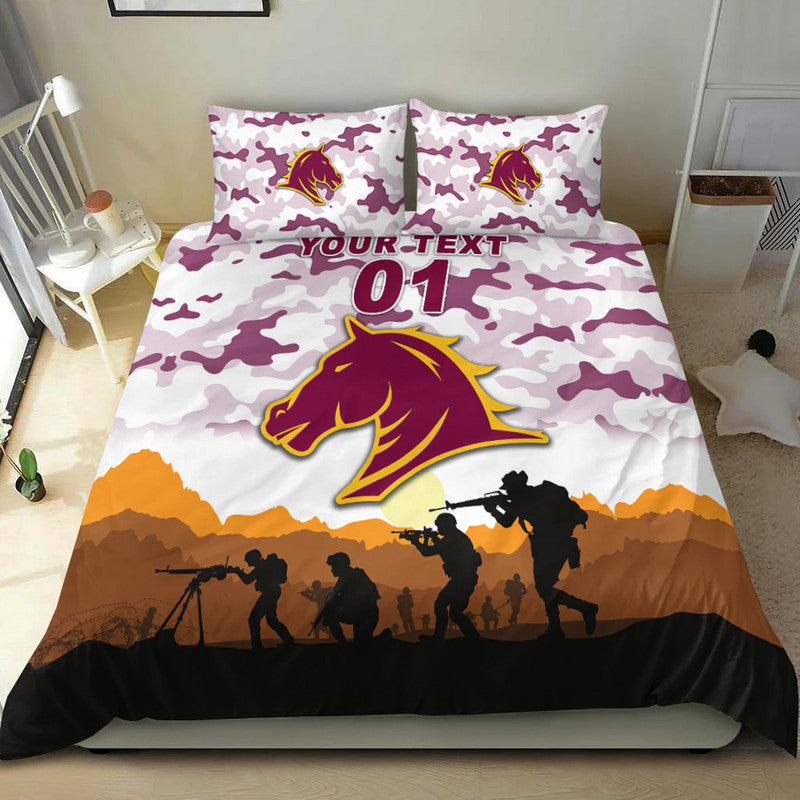 custom-personalised-brisbane-broncos-anzac-2022-bedding-set-simple-style-white