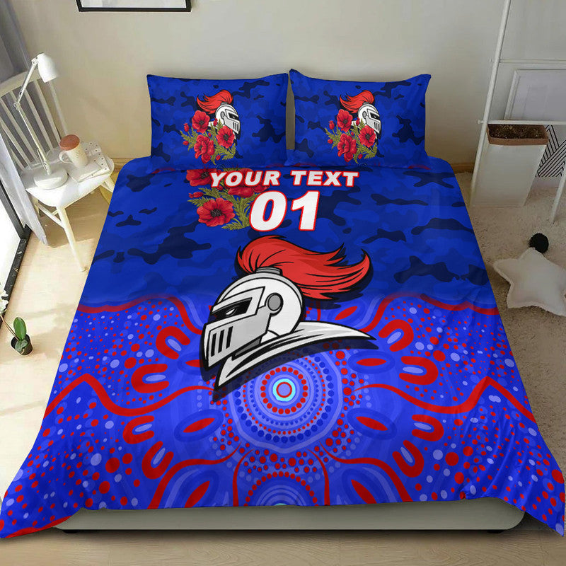 custom-personalised-newcastle-knights-anzac-2022-bedding-set-indigenous-vibes