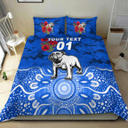 custom-personalised-canterbury-bankstown-bulldogs-anzac-2022-bedding-set-indigenous-vibes-blue