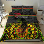 penrith-panthers-anzac-2022-bedding-set-indigenous-vibes-black