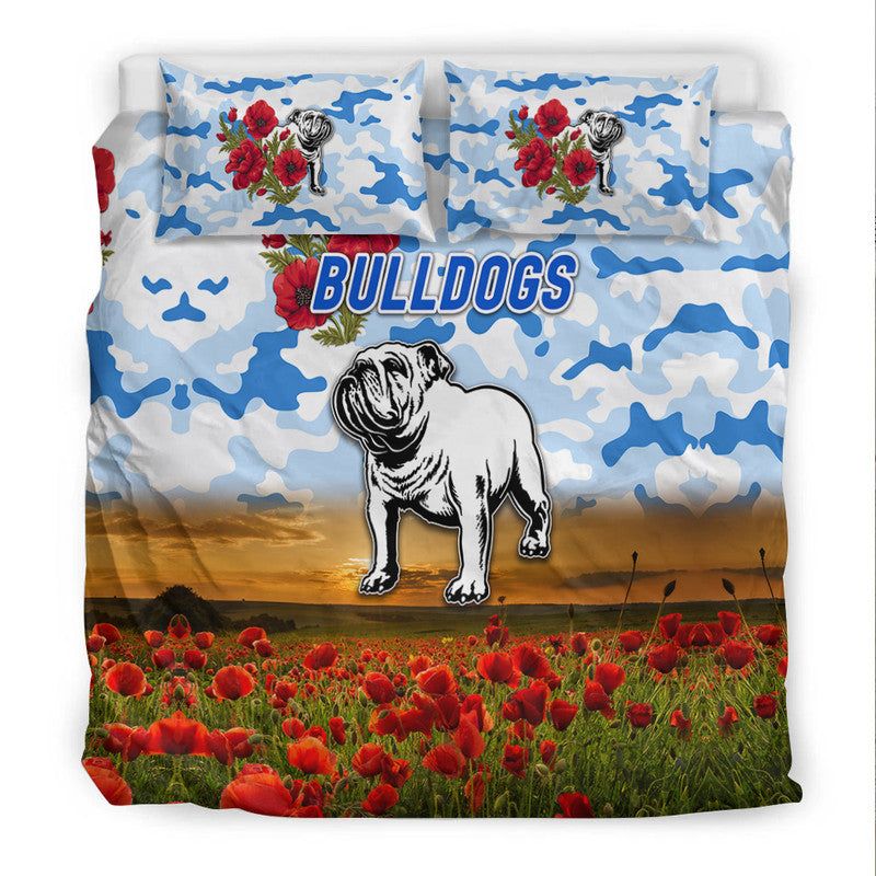 canterbury-bankstown-bulldogs-anzac-2022-bedding-set-poppy-flowers-vibes-white