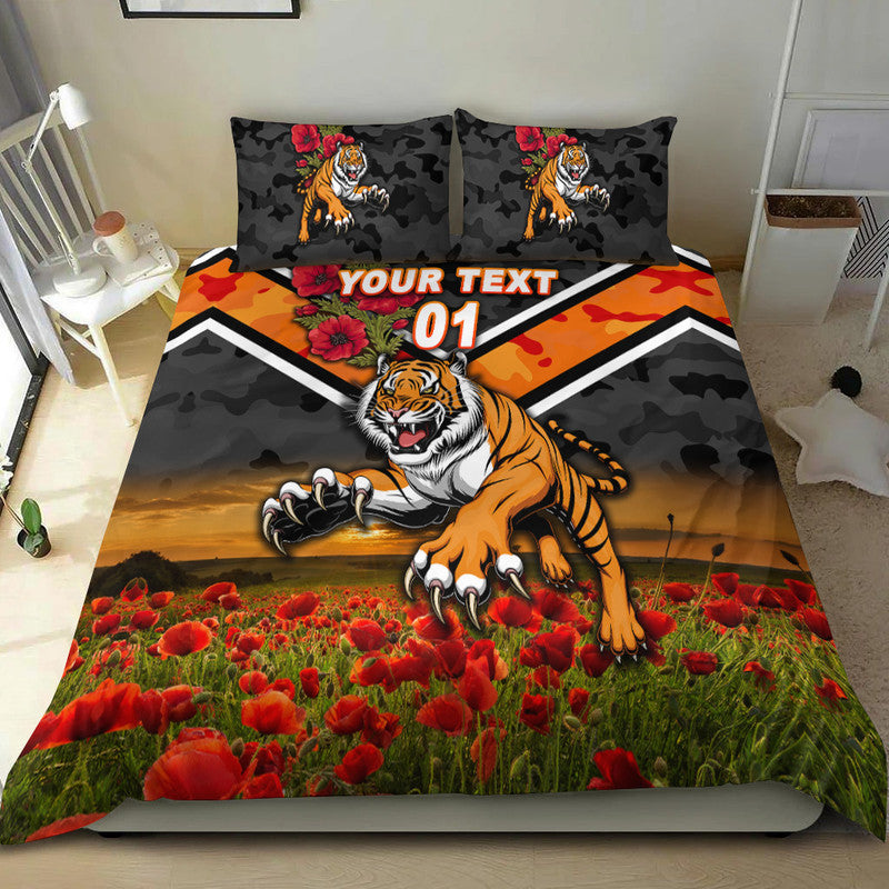 custom-personalised-wests-tigers-anzac-2022-bedding-set-poppy-flowers-vibes