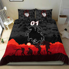 custom-personalised-st-george-illawarra-dragons-anzac-2022-bedding-set-simple-style-black