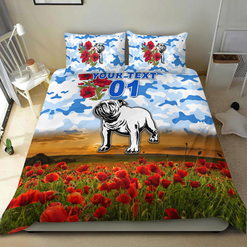 custom-personalised-canterbury-bankstown-bulldogs-anzac-2022-bedding-set-poppy-flowers-vibes-white