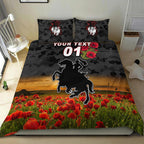 custom-personalised-st-george-illawarra-dragons-anzac-2022-bedding-set-poppy-flowers-vibes-black