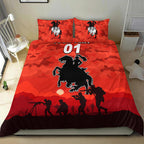 custom-personalised-st-george-illawarra-dragons-anzac-2022-bedding-set-simple-style-red