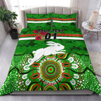 custom-personalised-south-sydney-rabbitohs-anzac-2022-bedding-set-indigenous-vibes-green
