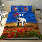 custom-personalised-canterbury-bankstown-bulldogs-anzac-2022-bedding-set-poppy-flowers-vibes-blue
