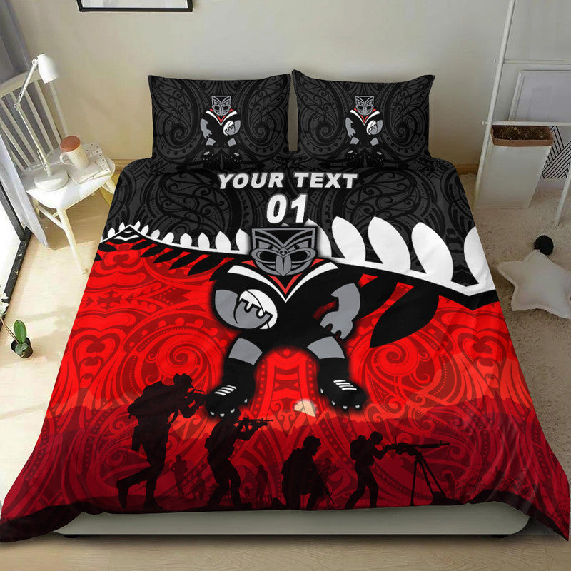 custom-personalised-new-zealand-warriors-anzac-2022-bedding-set-maori-simple-style