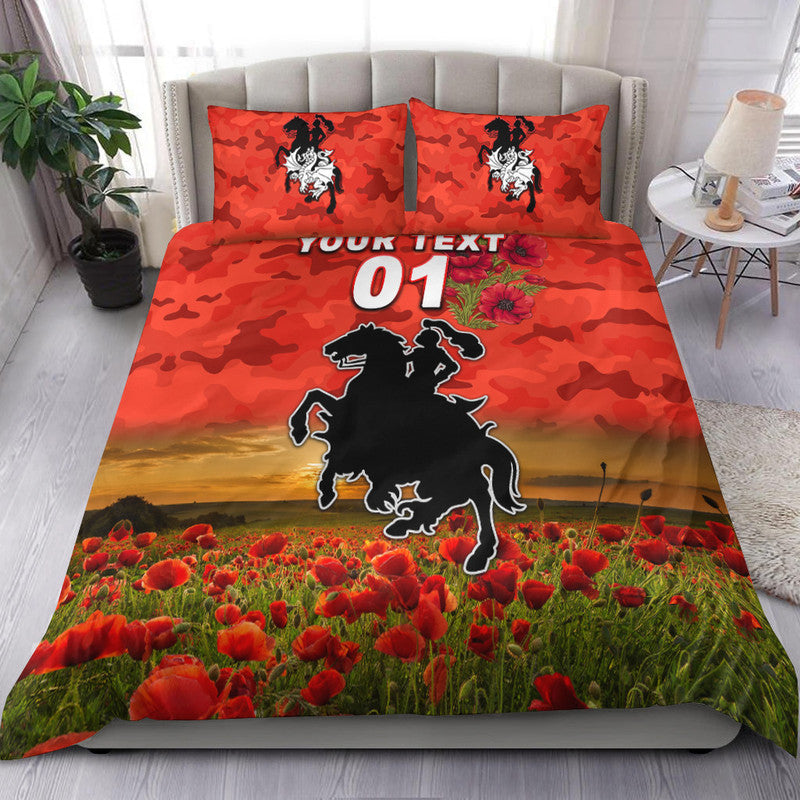 custom-personalised-st-george-illawarra-dragons-anzac-2022-bedding-set-poppy-flowers-vibes-red