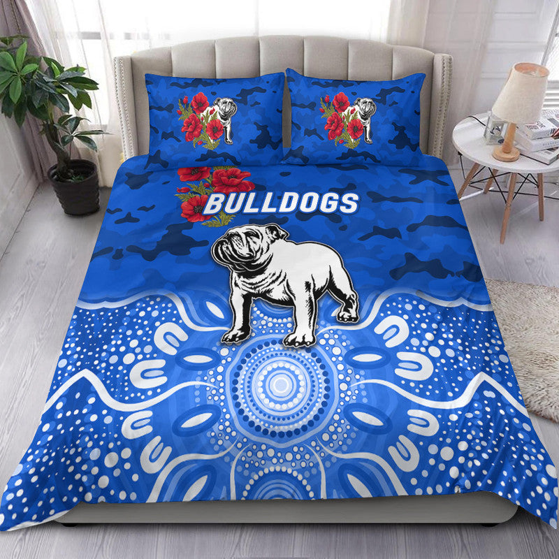 canterbury-bankstown-bulldogs-anzac-2022-bedding-set-indigenous-vibes-blue