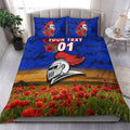 custom-personalised-newcastle-knights-anzac-2022-bedding-set-poppy-flowers-vibes