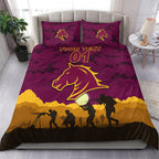 custom-personalised-brisbane-broncos-anzac-2022-bedding-set-simple-style-maroon