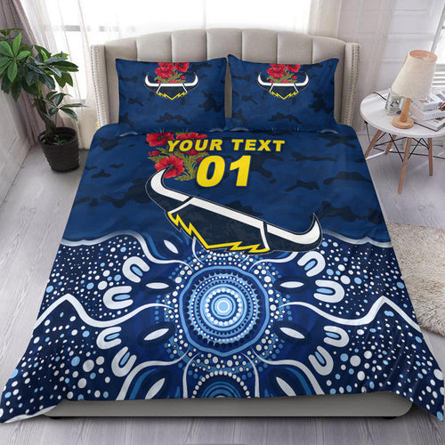 custom-personalised-north-queensland-cowboys-anzac-2022-bedding-set-indigenous-vibes-blue