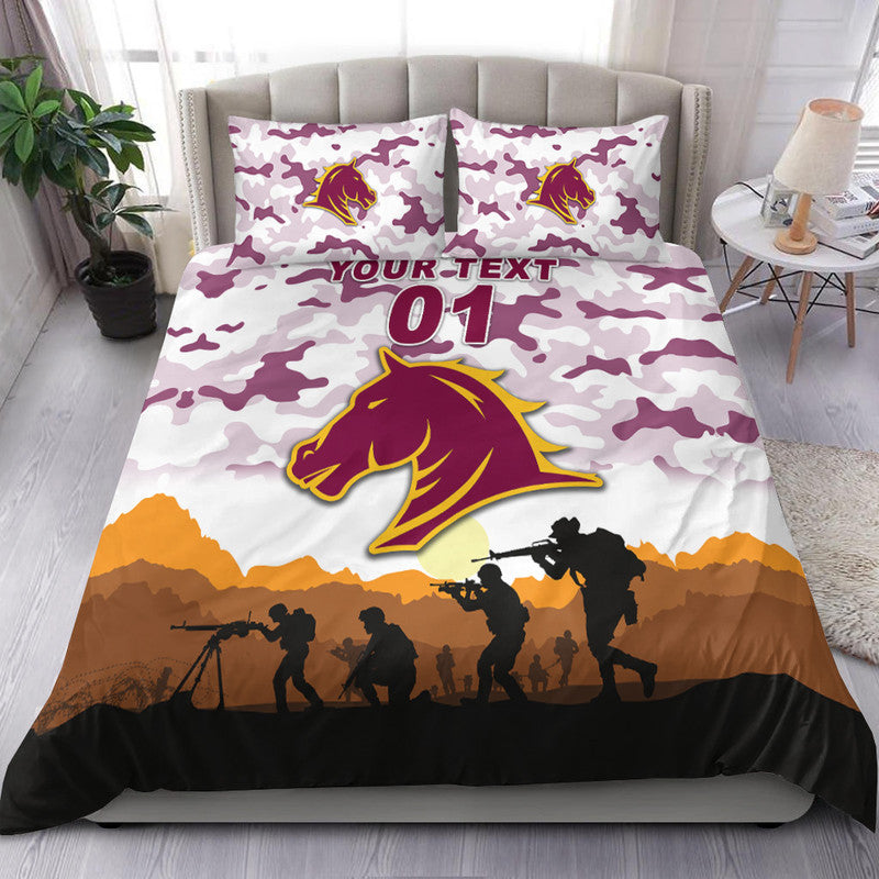custom-personalised-brisbane-broncos-anzac-2022-bedding-set-simple-style-white