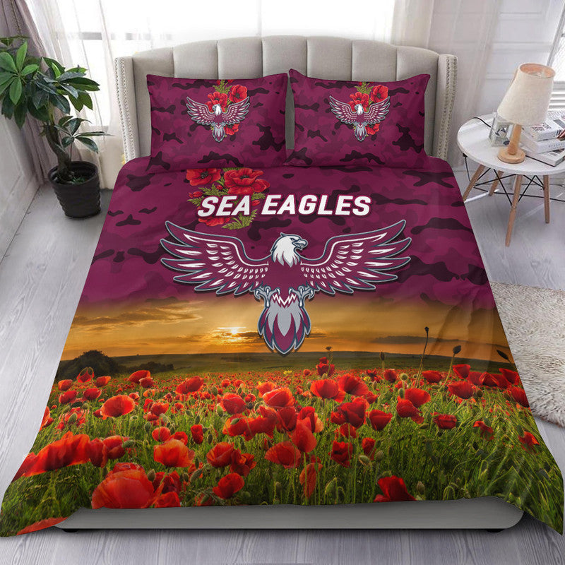 manly-warringah-sea-eagles-anzac-2022-bedding-set-poppy-flowers-vibes