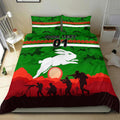 custom-personalised-south-sydney-rabbitohs-anzac-2022-bedding-set-simple-style-green