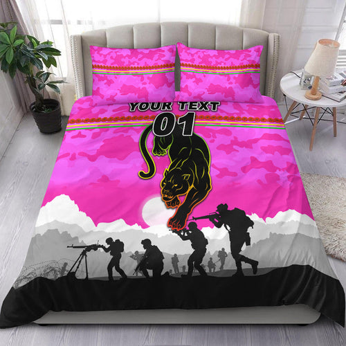custom-personalised-penrith-panthers-anzac-2022-bedding-set-simple-style-pink
