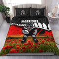 new-zealand-warriors-anzac-2022-bedding-set-maori-poppy-flowers-vibes