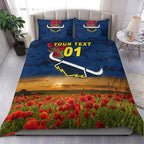 custom-personalised-north-queensland-cowboys-anzac-2022-bedding-set-poppy-flowers-vibes-blue