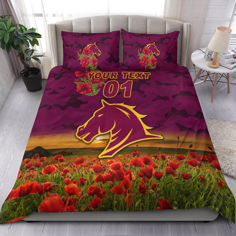 custom-personalised-brisbane-broncos-anzac-2022-bedding-set-poppy-flowers-vibes