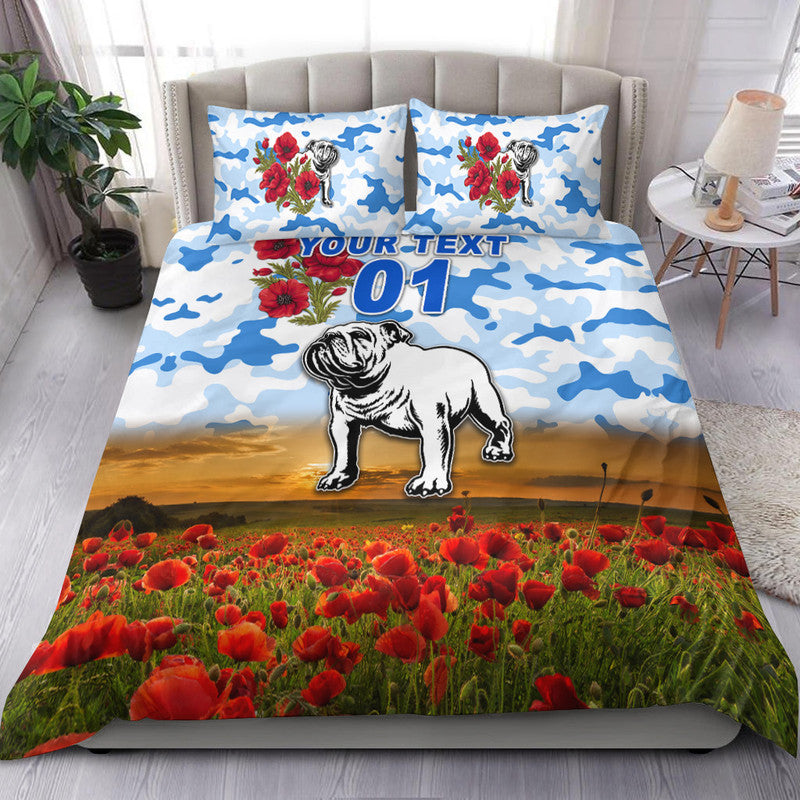 custom-personalised-canterbury-bankstown-bulldogs-anzac-2022-bedding-set-poppy-flowers-vibes-white