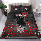 st-george-illawarra-dragons-anzac-2022-bedding-set-indigenous-vibes-black