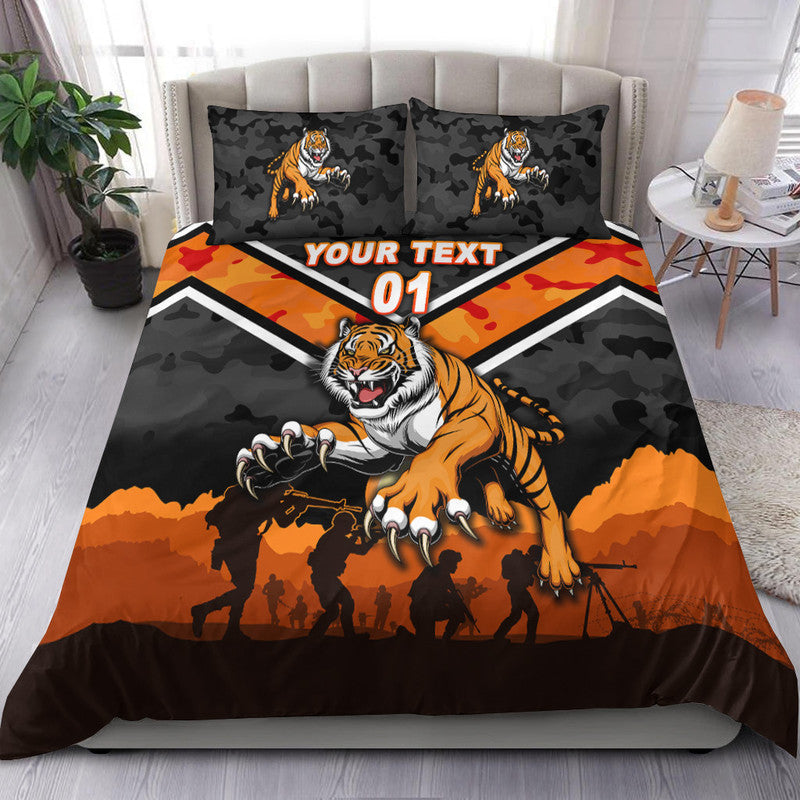 custom-personalised-wests-tigers-anzac-2022-bedding-set-simple-style
